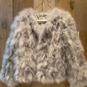 NEW Women’s Pello Bello Cropped Feather Jacket